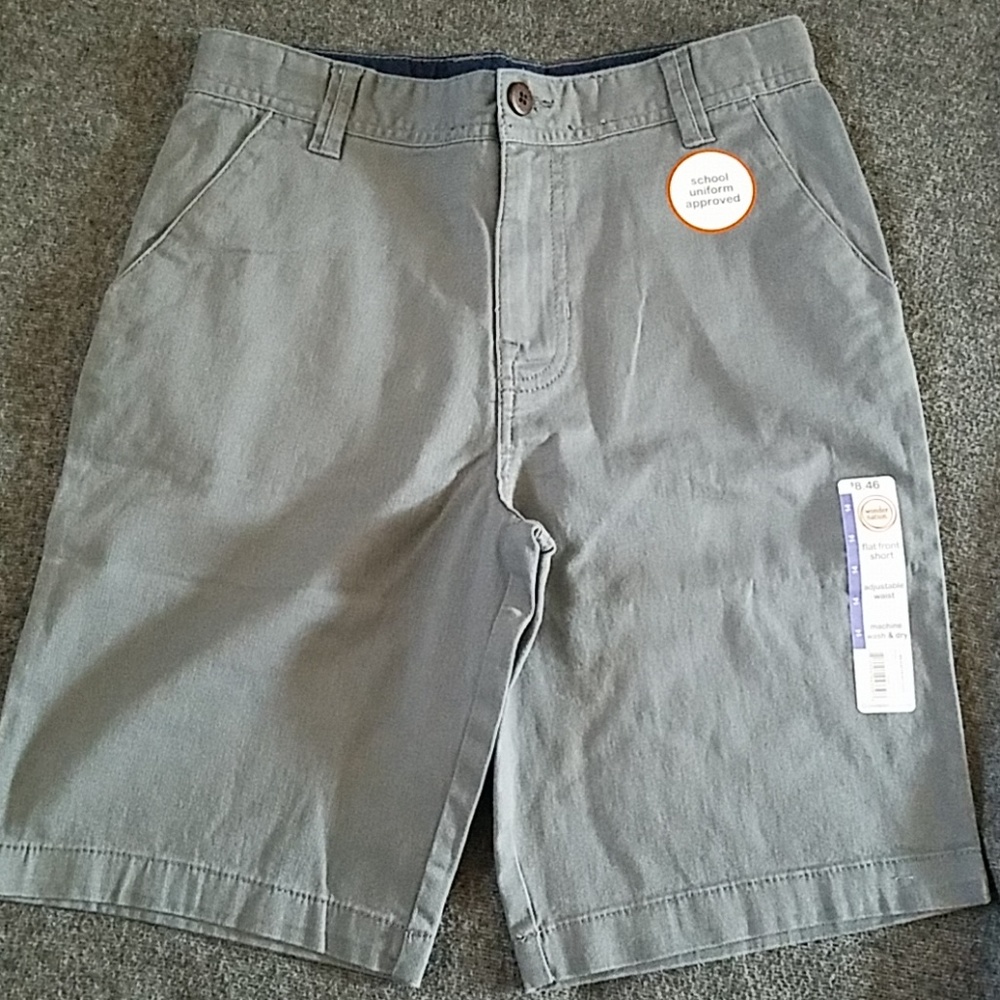 Flat front boy shorts